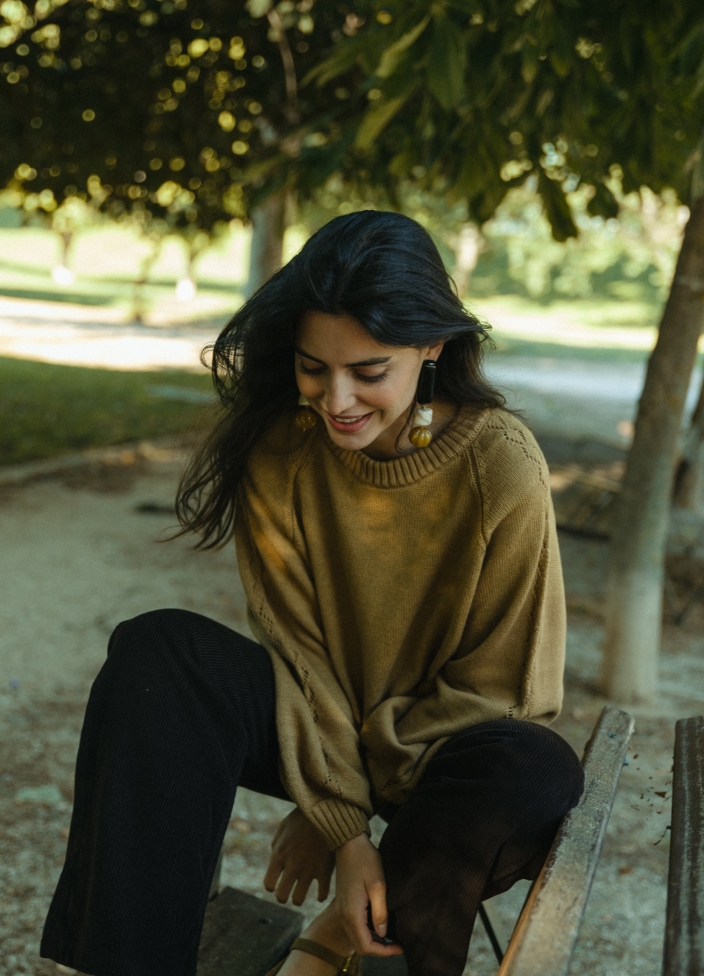 barcelona jumper ocre