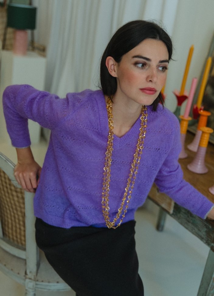 momentos jumper lila